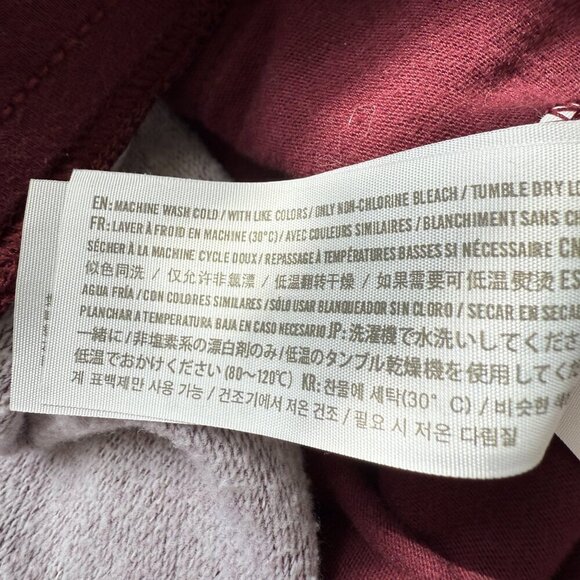 Vintage Y2K Abercrombie & Fitch Spell Out Sweatpants Men's XL Maroon Loungewear - Picture 13 of 13